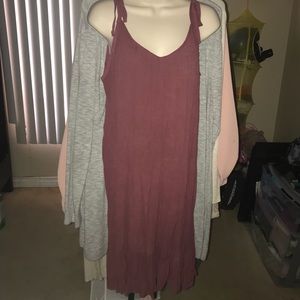 Flowy dress with tie straps M/L